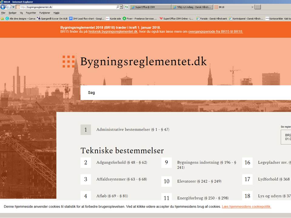 BR18 har fået egen hjemmeside - Dansk