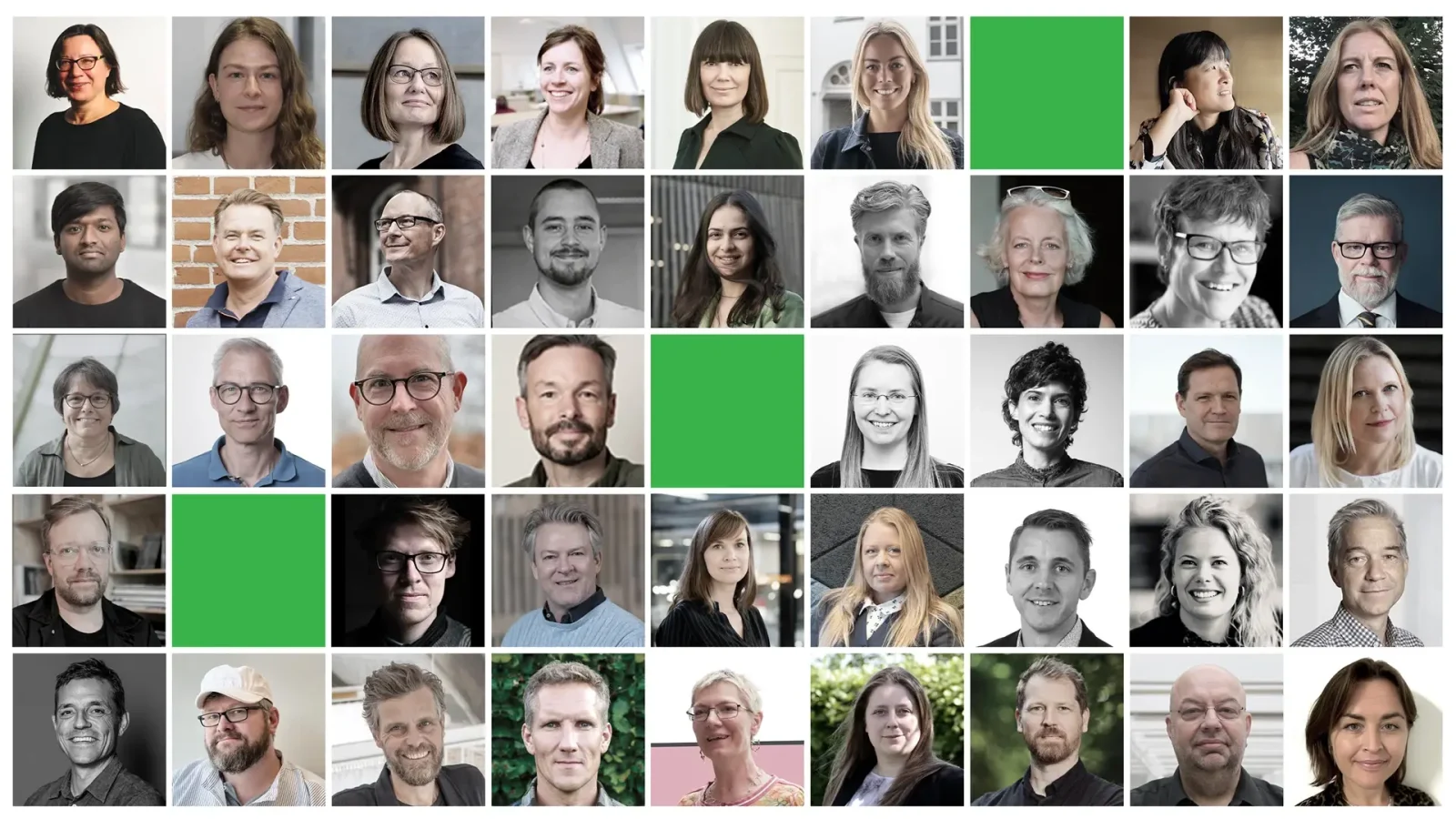 100 førende eksperter, praktikere, forskere og specialister inden for cirkularitet i bygge- og anlægsbranchen.