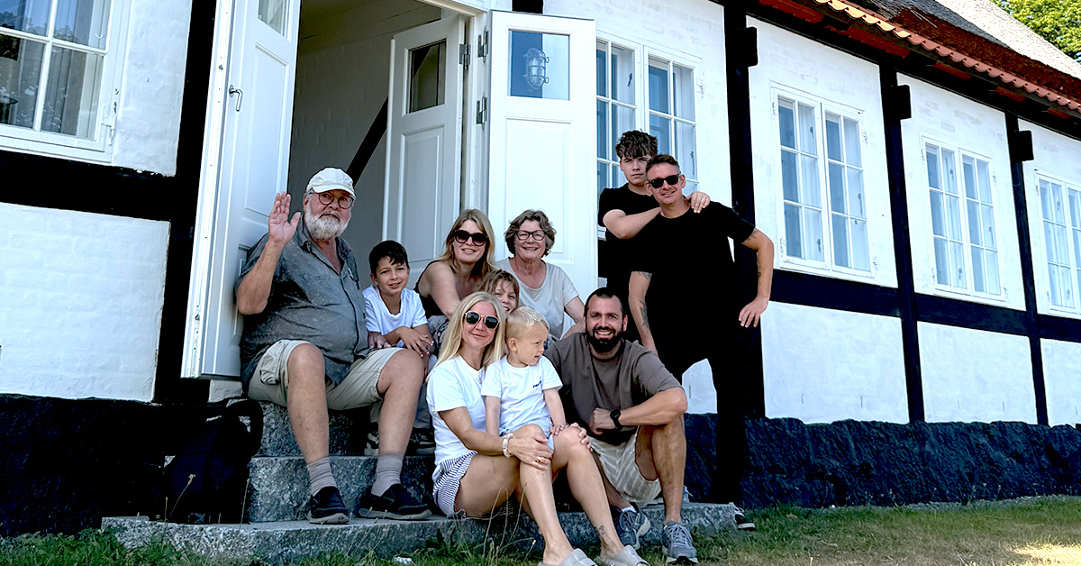 Ferie i Lærlingenes Hus med hele familien.