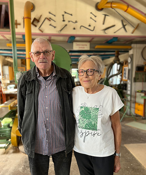 Hans Skou Pedersen og hustruen Jytte.