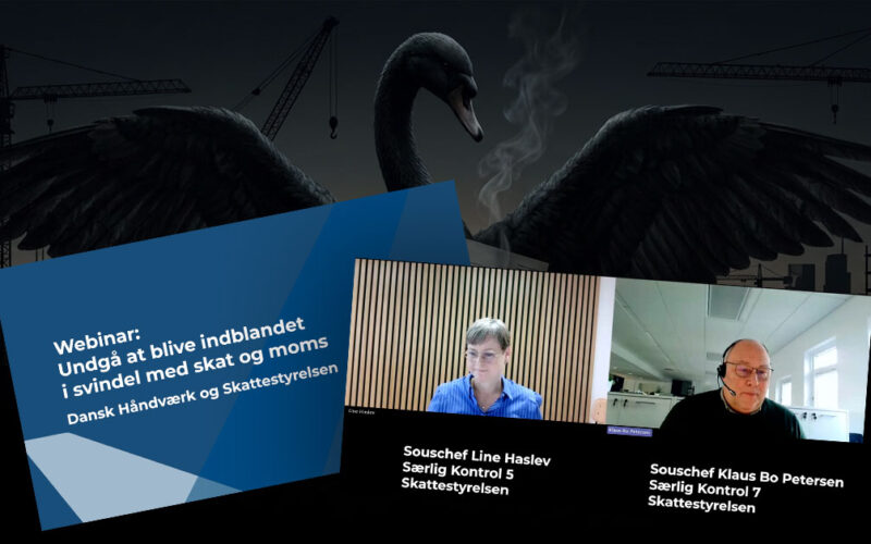 Webinar om kædesvigt med Skattestyrelsen.