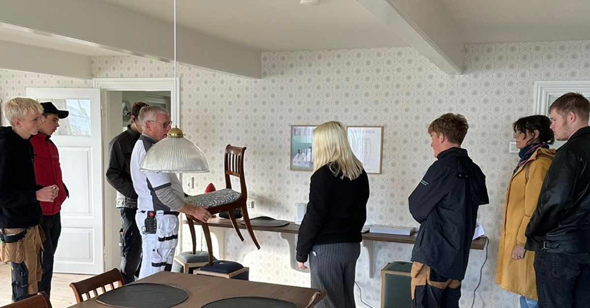 Hvad får unge ud af at se et gammelt bindingsværkshus?