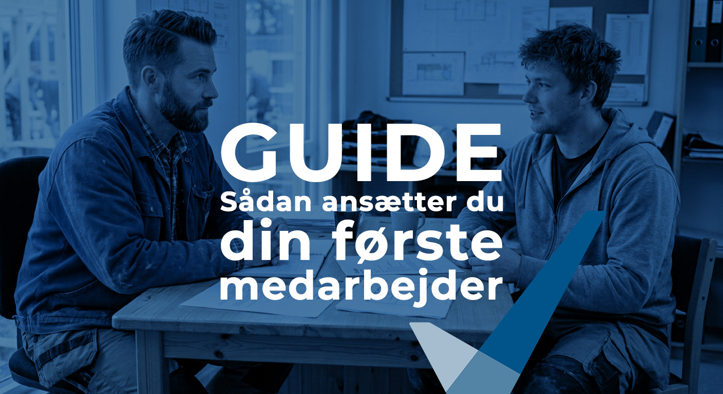 Guide til ansættelse af din første medarbejder.