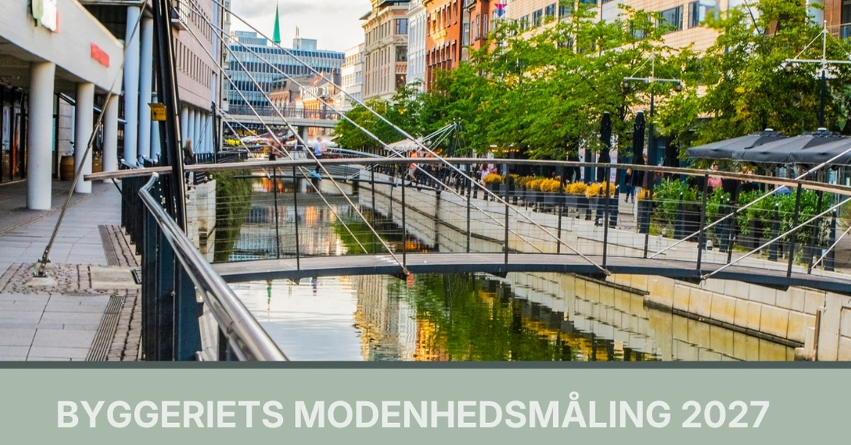 Deltag i Byggeriets Modenhedsmåling 2027
