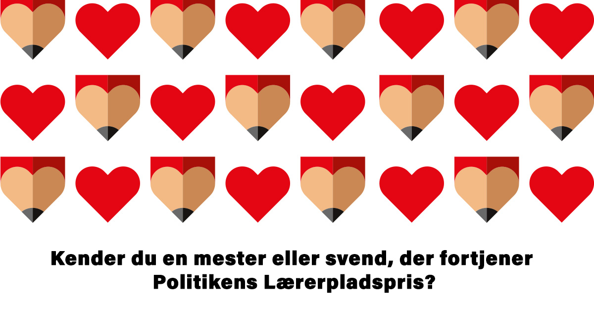 Indstil en mester eller svend til Lærerpladsprisen.