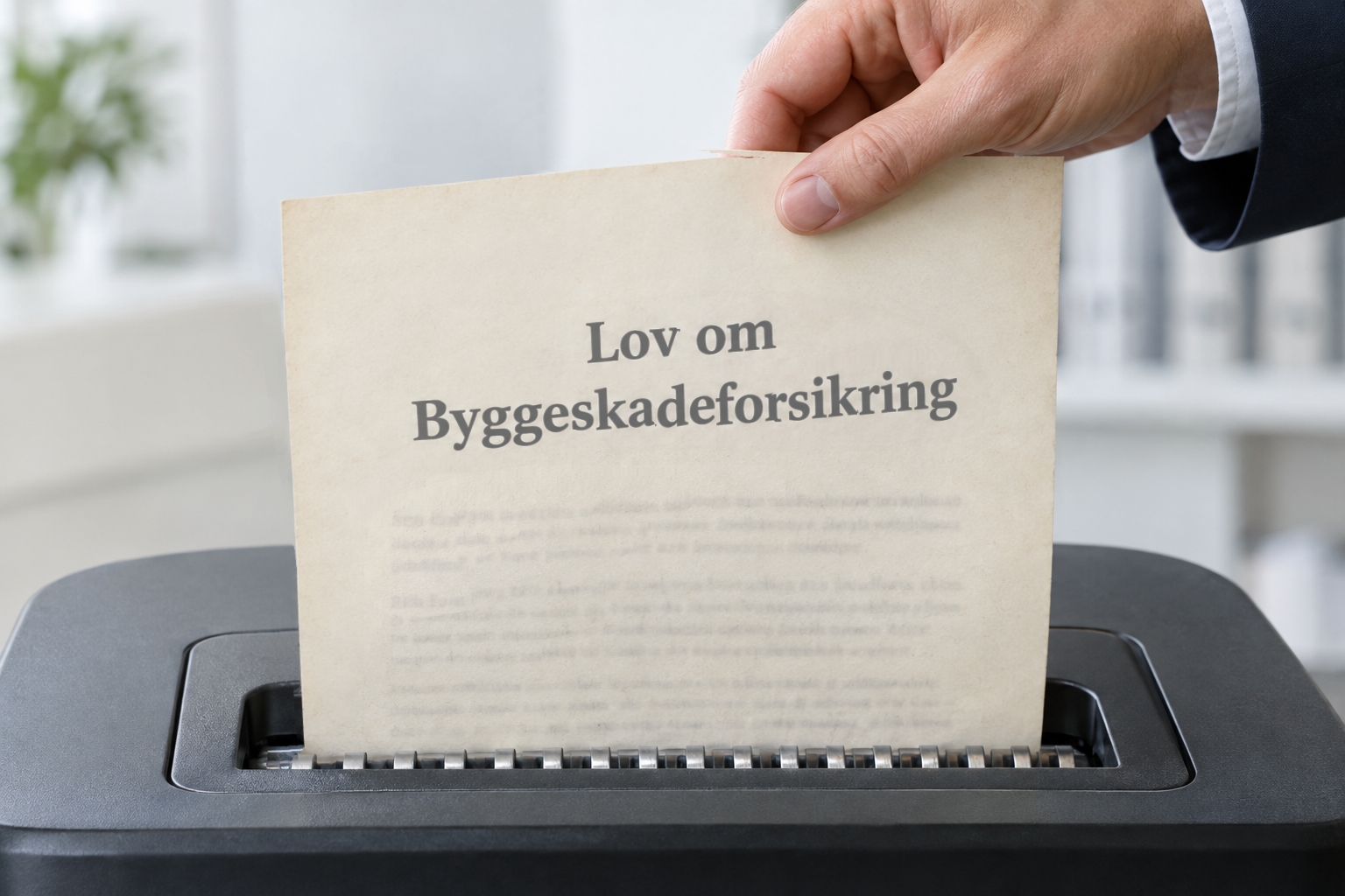 byggeskadeforsikring